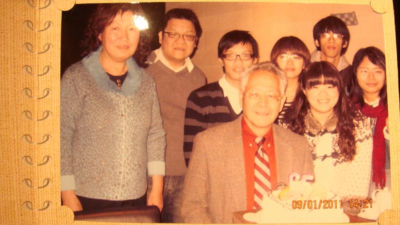 DSC09555.JPG - Jan 09, 2011 老師慶生會(基隆陶板屋) [Birthday Party for Prof. Shi-Yen Shiau (Taoban House)]-13