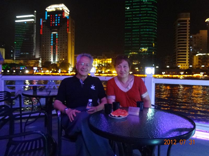 DSC01532.JPG - July 31-Aug 7, 2012 廣東農科院畜牧所演講 (中國大陸，廣東) (廣州珠江夜遊) [Trip to Pearl River, Guangdong, China]-2