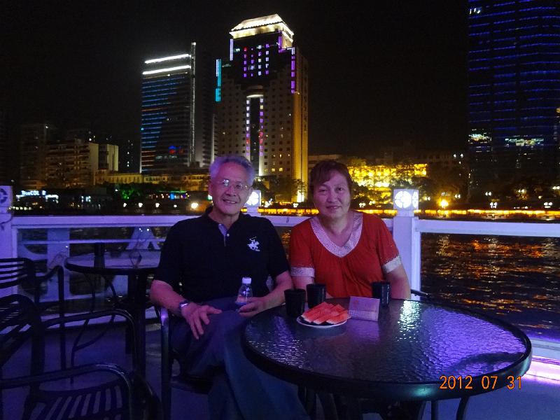 DSC01533.JPG - July 31-Aug 7, 2012 廣東農科院畜牧所演講 (中國大陸，廣東) (廣州珠江夜遊) [Trip to Pearl River, Guangdong, China]-3