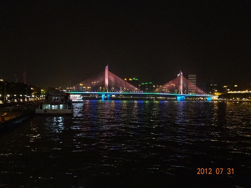 DSC01538.JPG - July 31-Aug 7, 2012 廣東農科院畜牧所演講 (中國大陸，廣東) (廣州珠江夜遊) [Trip to Pearl River, Guangdong, China]-7