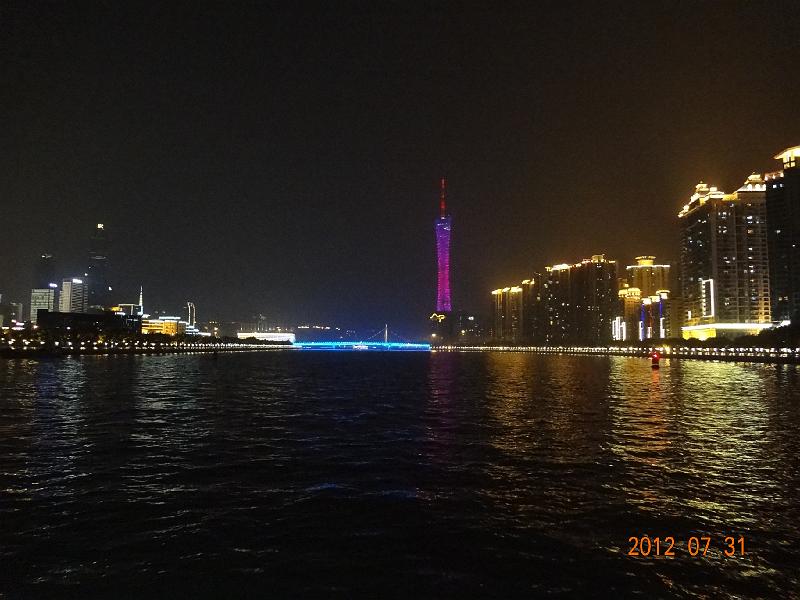 DSC01555.JPG - July 31-Aug 7, 2012 廣東農科院畜牧所演講 (中國大陸，廣東) (廣州珠江夜遊) [Trip to Pearl River, Guangdong, China]-9