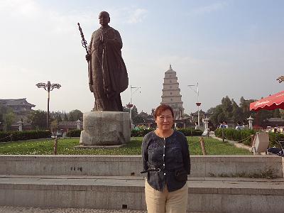 DSC00518.JPG - Aug 23-30, 2013 廣州海因特公司(海大集團)邀請參訪旅遊-陜西，西安 (大雁塔)-3