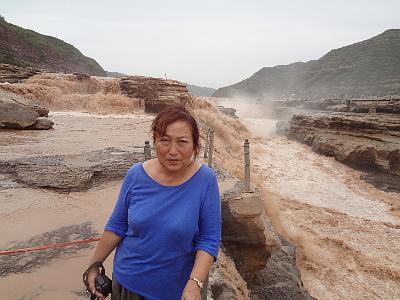 DSC00802.JPG - Aug 23-30, 2013 廣州海因特公司(海大集團)邀請參訪旅遊-陜西，西安 (壺口瀑布)-7