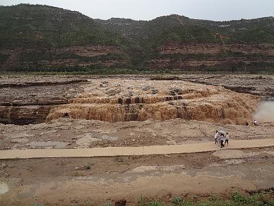 DSC00836.JPG - Aug 23-30, 2013 廣州海因特公司(海大集團)邀請參訪旅遊-陜西，西安 (壺口瀑布)-16