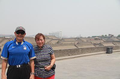 IMG_8385.JPG - Aug 23-30, 2013 廣州海因特公司(海大集團)邀請參訪旅遊-陜西，西安 (西安古城牆)-12