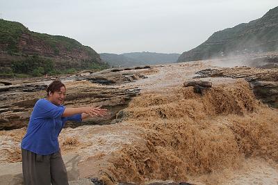 IMG_8704.JPG - Aug 23-30, 2013 廣州海因特公司(海大集團)邀請參訪旅遊-陜西，西安 (壺口瀑布)-20