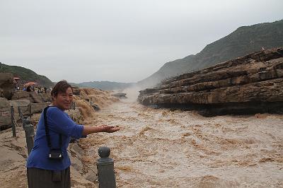 IMG_8746.JPG - Aug 23-30, 2013 廣州海因特公司(海大集團)邀請參訪旅遊-陜西，西安 (壺口瀑布)-28